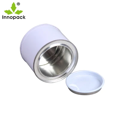 0,125 Liter leere silberne runde Farbdosen aus Metall im Großhandel